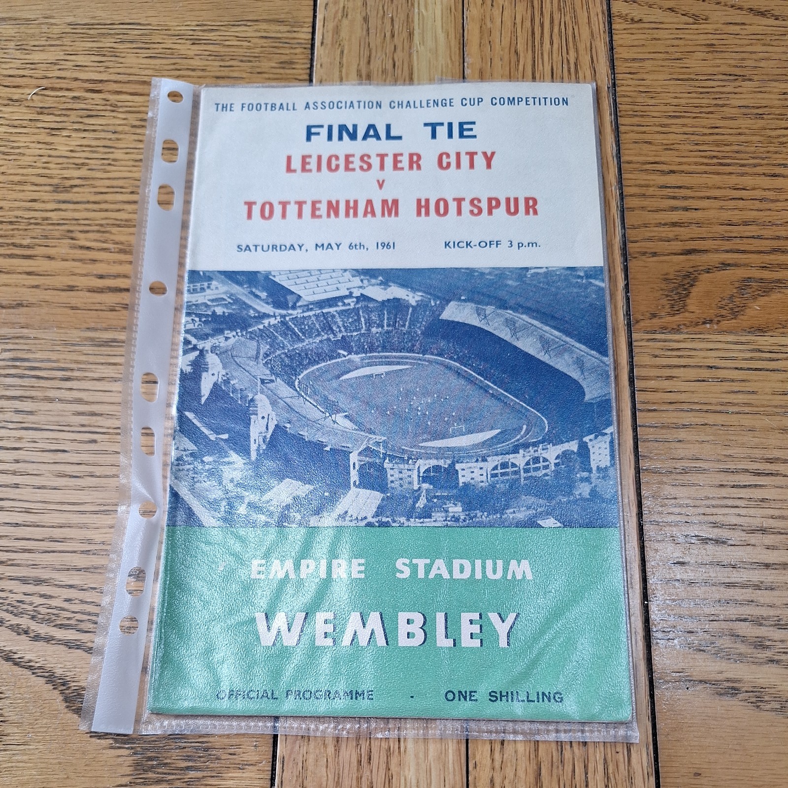 Leicester City v Tottenham 1961 FA Cup final  for sale on Ebay