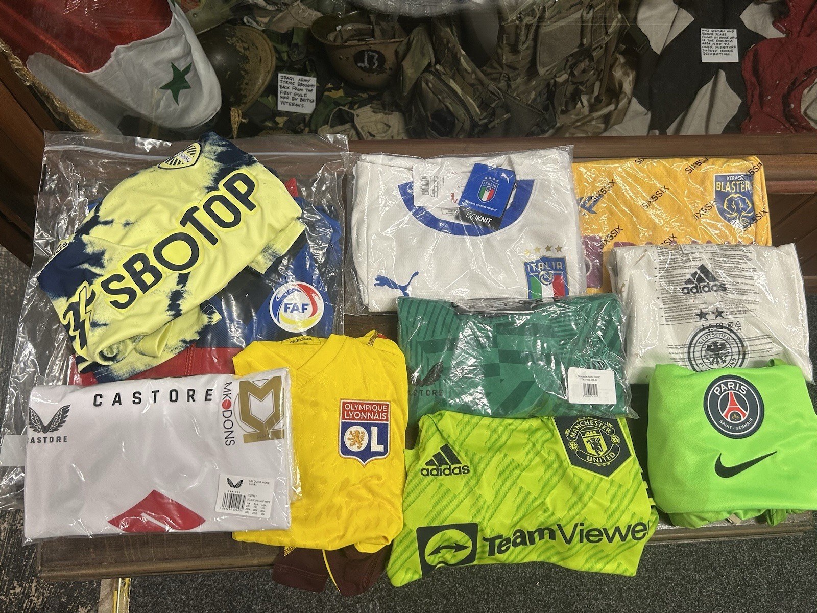 10x NEW football shirt genuine Job Lot Bundle BNWT Adult men’s good sizes for sale on Ebay