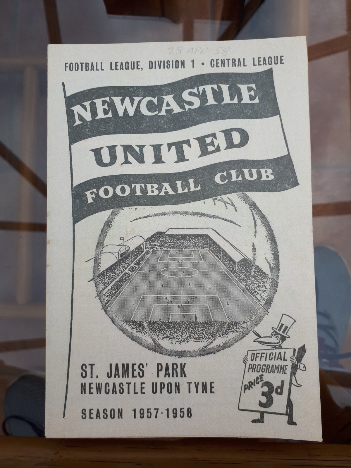 Newcastle United v Burnley programme 1957/58 Season - DATED 28 APRIL 1958 for sale on Ebay