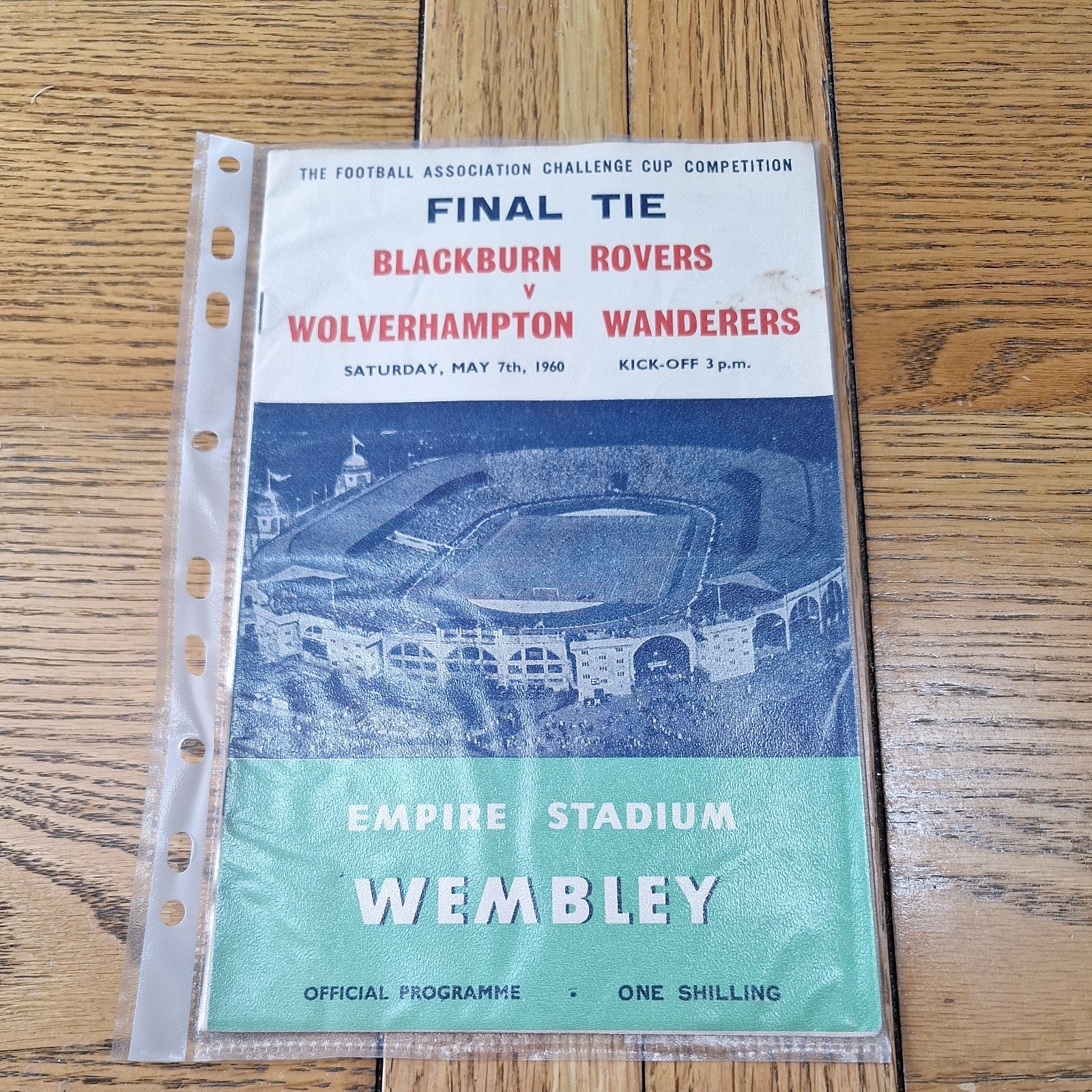 Blackburn v Wolves 1960 FA Cup final  for sale on Ebay