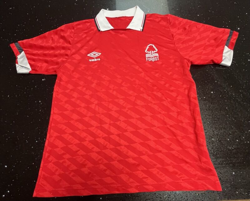 Nottingham Forest Home Football Shirt 1989 for sale on Ebay