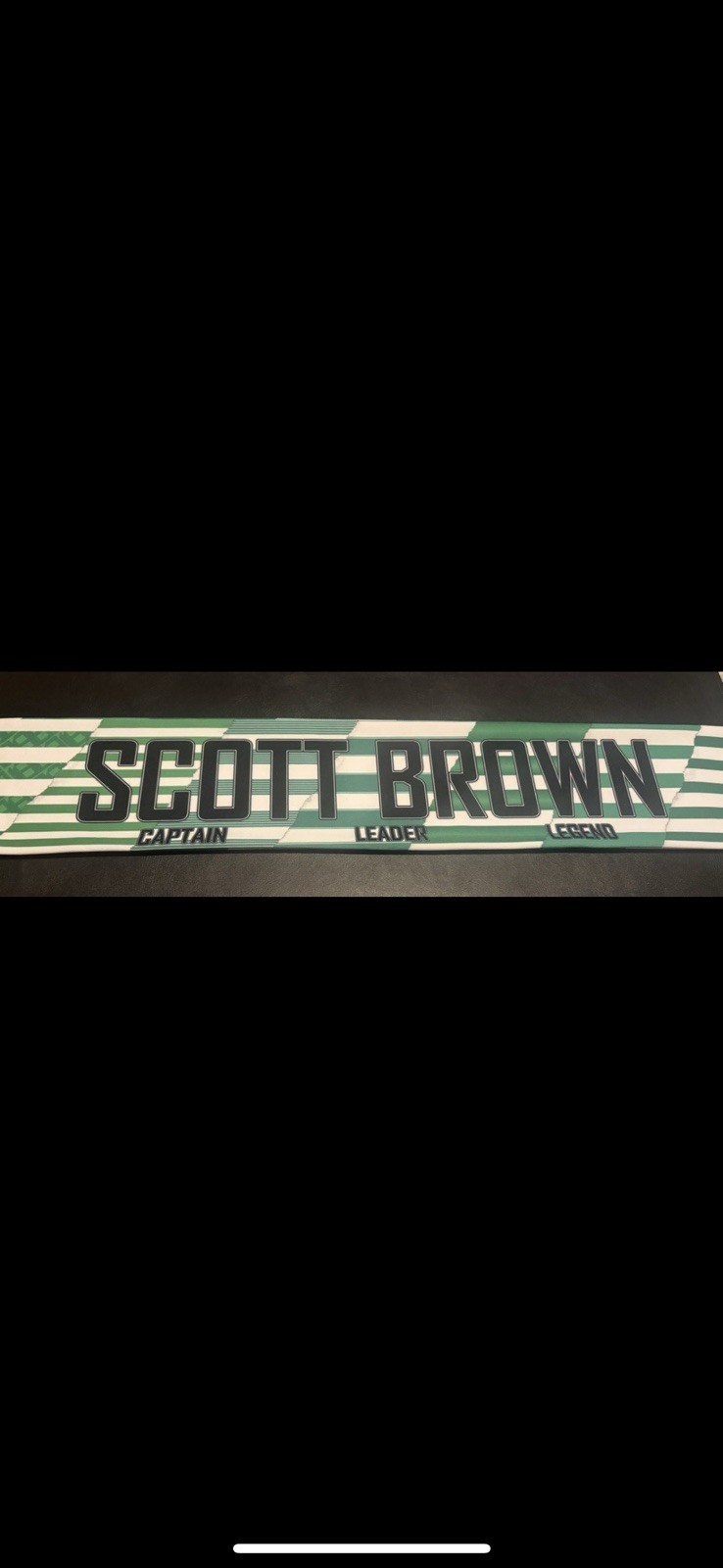 Celtic FC Football Scott Brown Scarf Hoidy for sale on Ebay