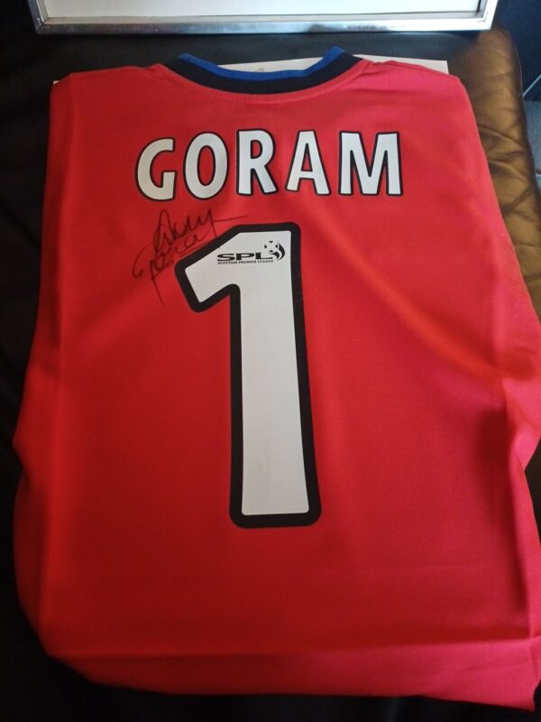 Andy Goram Autographed LS Rangers Shirt BNWT,Signed By The GOAT Himself.  for sale on Ebay