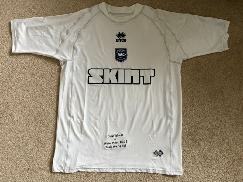Rare Brighton & Hove Albion Shirt 2005 - Commemorative Palace - XL for sale on Ebay