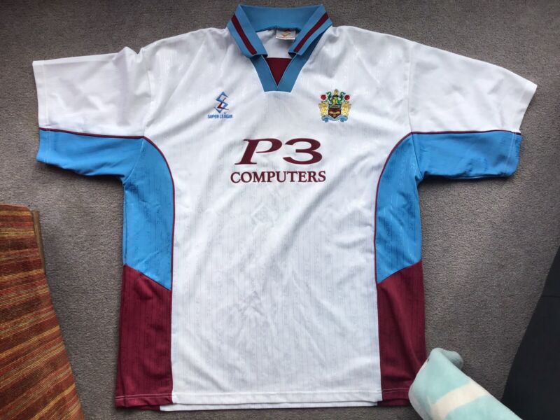 Vintage Burnley F.C Super League Away Shirt Season 1999/2000 -Size XL for sale on Ebay