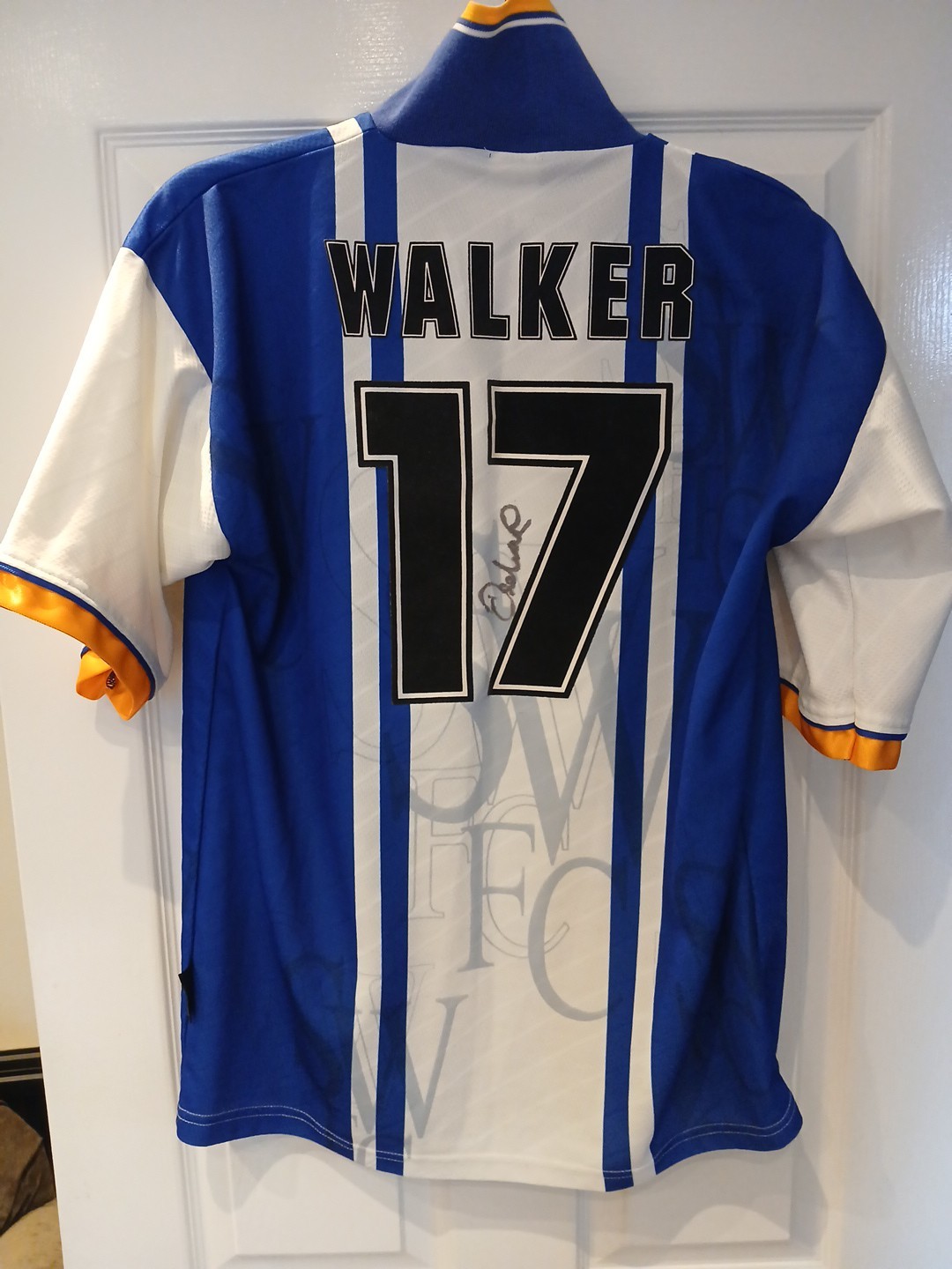 Sheffield Wednesday 1995-1997 Des Walker Shirt Original Not Reproduction SWFC for sale on Ebay