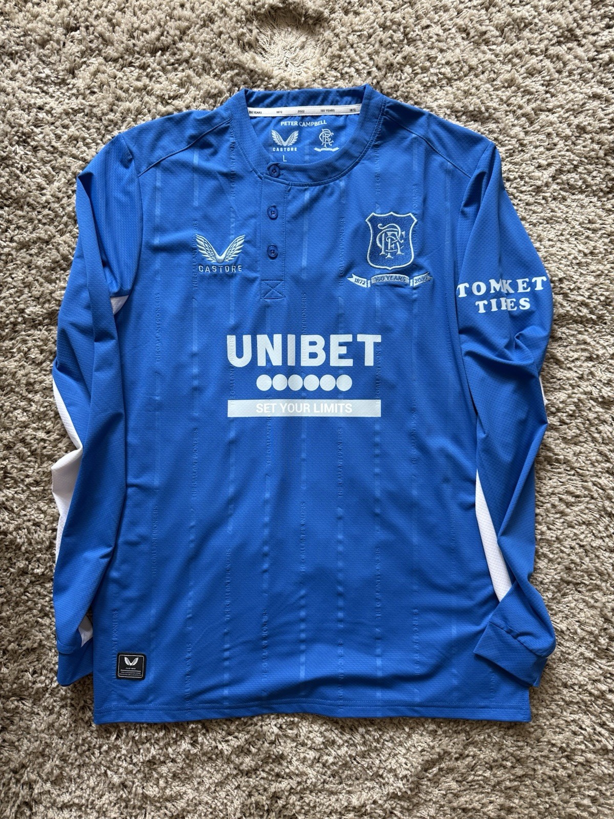 Rangers 21/22 Gallant Pioneers Goalkeeper Shirt Size Large McGregor 1 for sale on Ebay