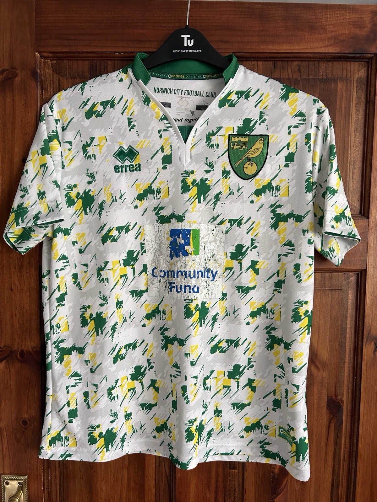 Norwich City FC 2016/17 3rd Third Away Errea Football Shirt Adult Medium RARE £2 for sale on Ebay