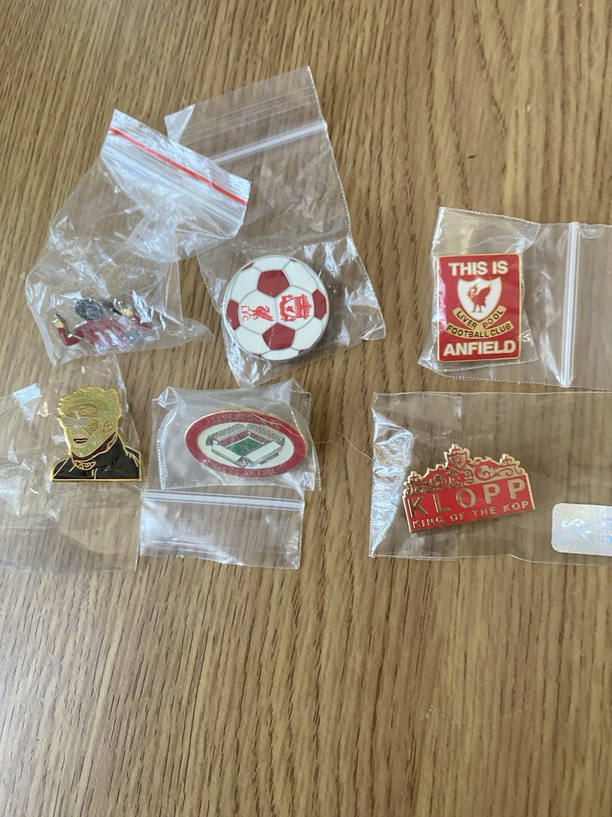 Liverpool Pin Badges Joblot for sale on Ebay