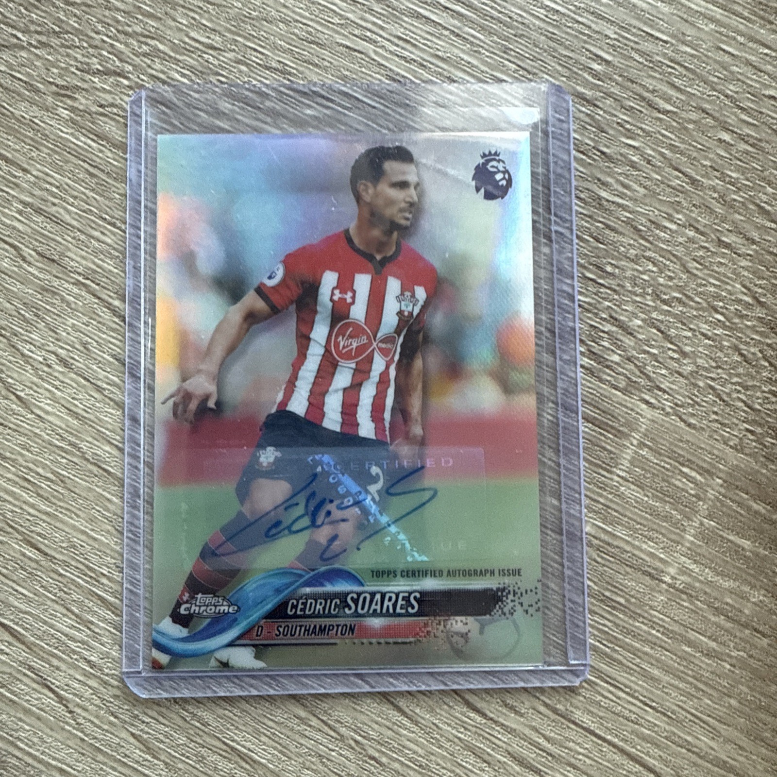 2019 Topps Chrome Premier League Cedric Soares Auto  Southampton for sale on Ebay