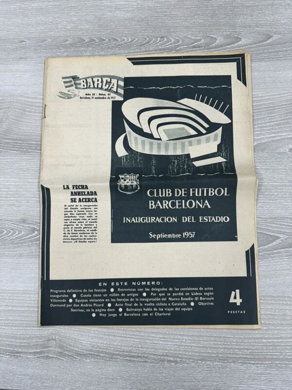 Burnley v Flamengo 1957 in Barcelona (9/10) for sale on Ebay