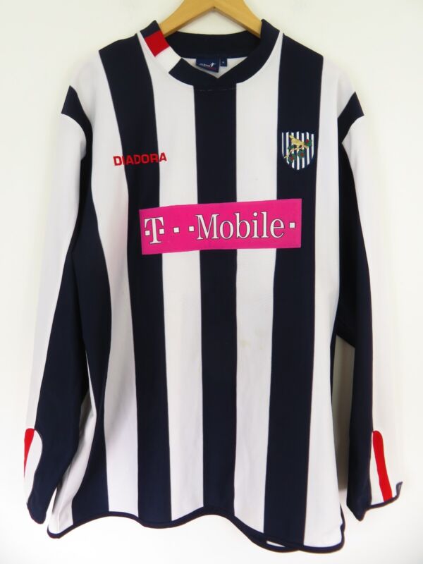 West Bromwich Albion - L/S - Home Shirt - 2004/05 - Size XL for sale on Ebay