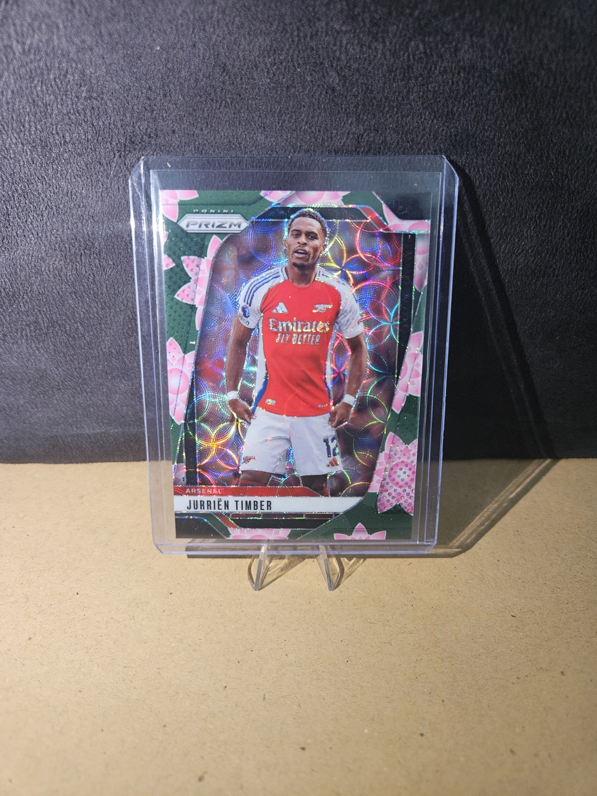 Jurrien Timber - Panini Prizm 2024-25 - Lotus Flower /18 - Arsenal for sale on Ebay