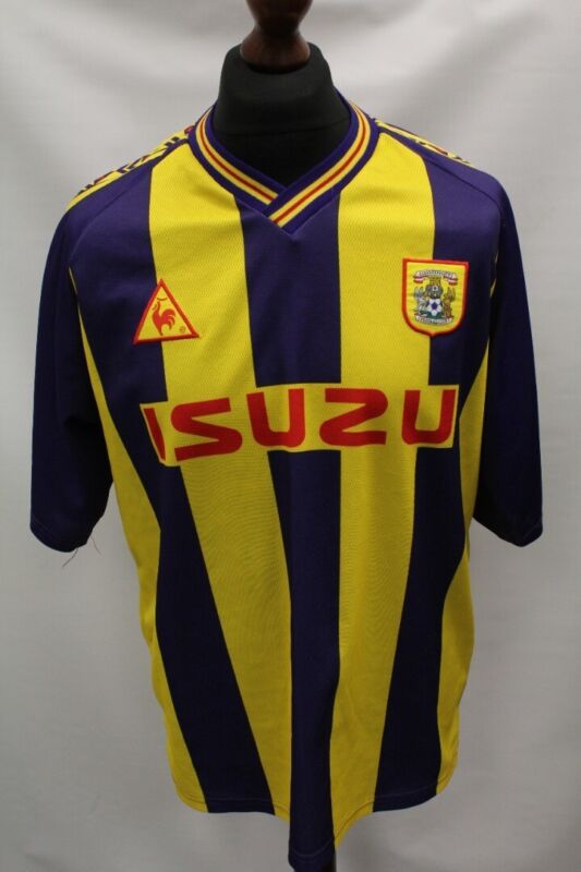Men's LE COQ SPORTIF 1998-99 Coventry City Away Shirt Size UK XL - SB8 for sale on Ebay
