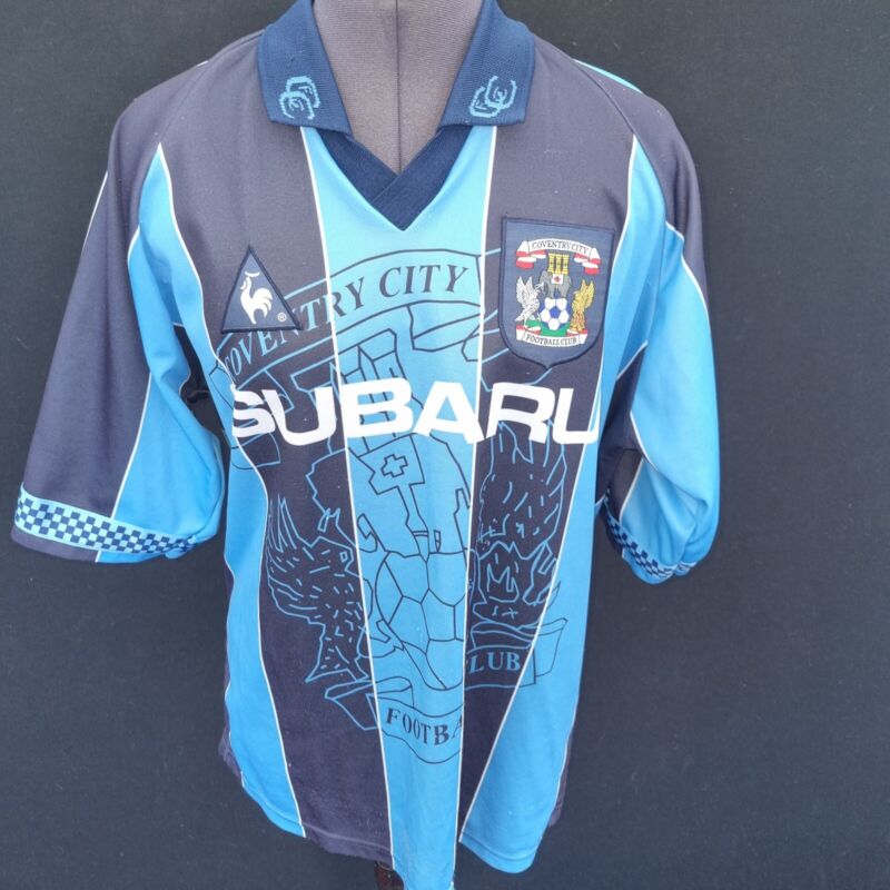 Coventry City Le Coq Sportif Football Shirt Large 1997 1998 Home Top 90s Jersey for sale on Ebay