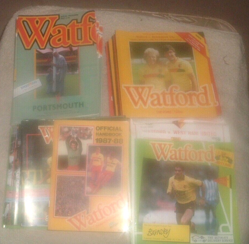 WATFORD - Collection of Full Season Homes - 85/86, 87/88, 88/89, 89/90 113 Total for sale on Ebay