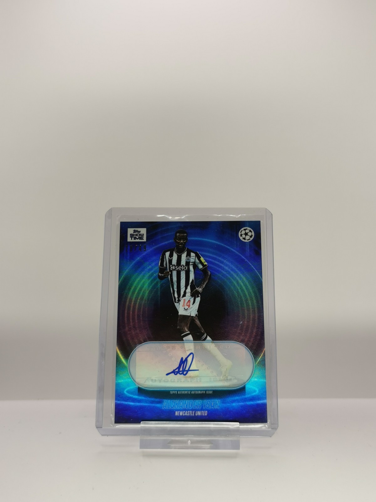 2024 Topps Show Time - Alexander Isak - Newcastle United - Auto 28/49 # for sale on Ebay