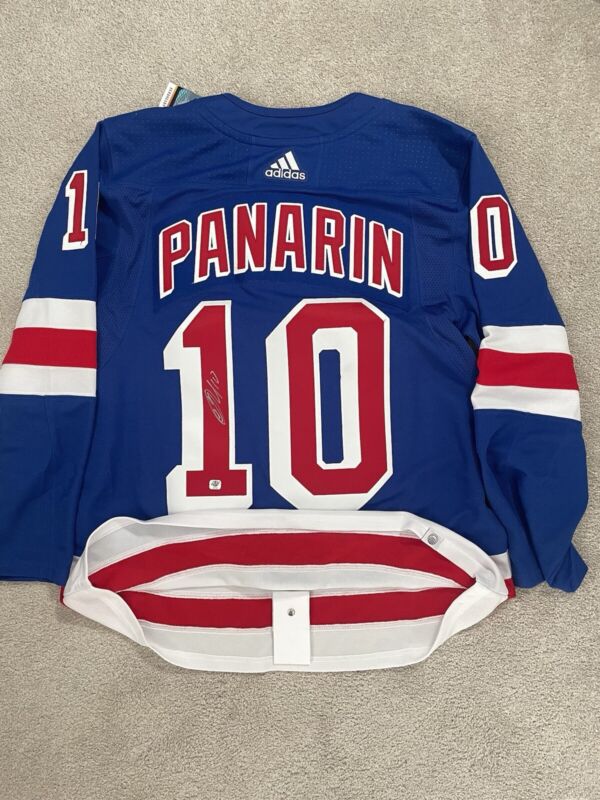 Artemi Panarin Autographed New York Rangers Adidas Jersey With Fight Strap -COA for sale on Ebay