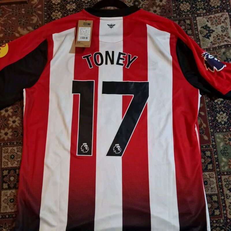 Brentford Home Shirt 2023/24 Ivan Toney for sale on Ebay