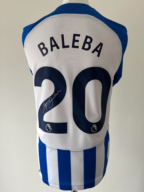 Signed CARLOS BALEBA Shirt - Brighton And Hove Albion 23/24 - PROOF/COA for sale on Ebay