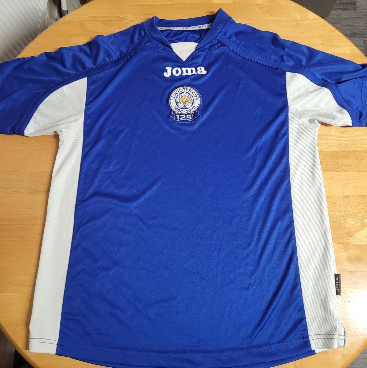 * 07 *Joma 125 years Official Leicester City  Home Shirt. Size M for sale on Ebay
