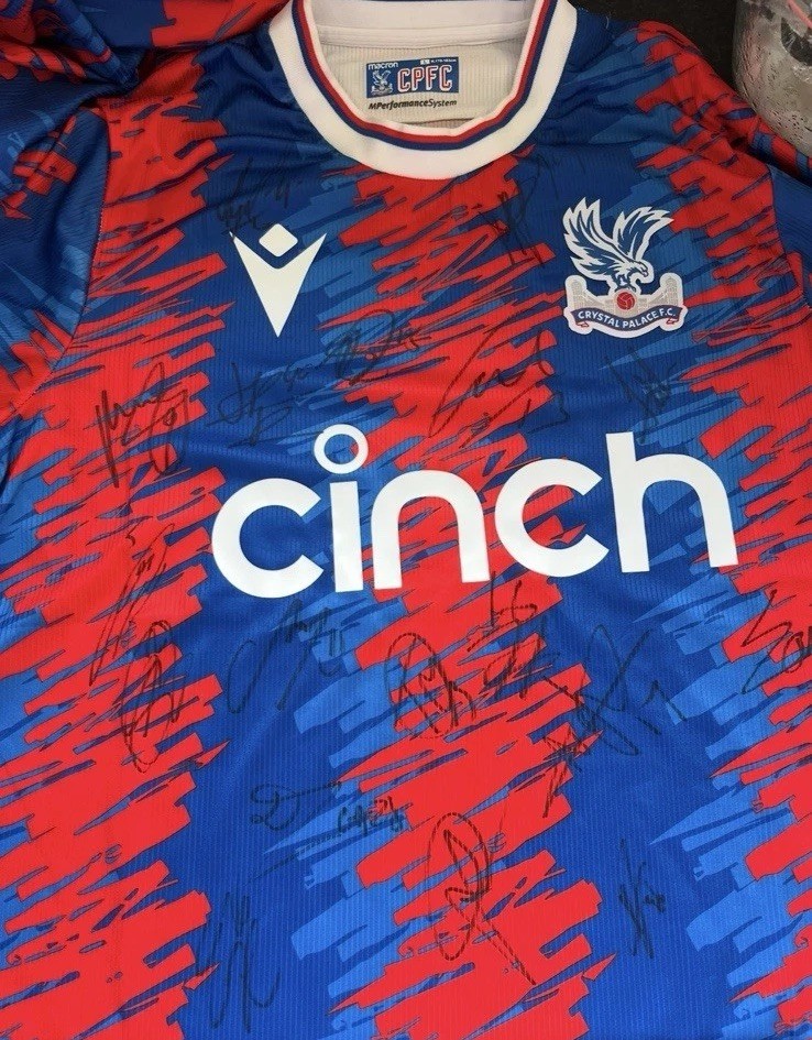Crystal Palace 2022/2023 Squad Signed Shirt (some Fa Cup Winners On It) for sale on Ebay