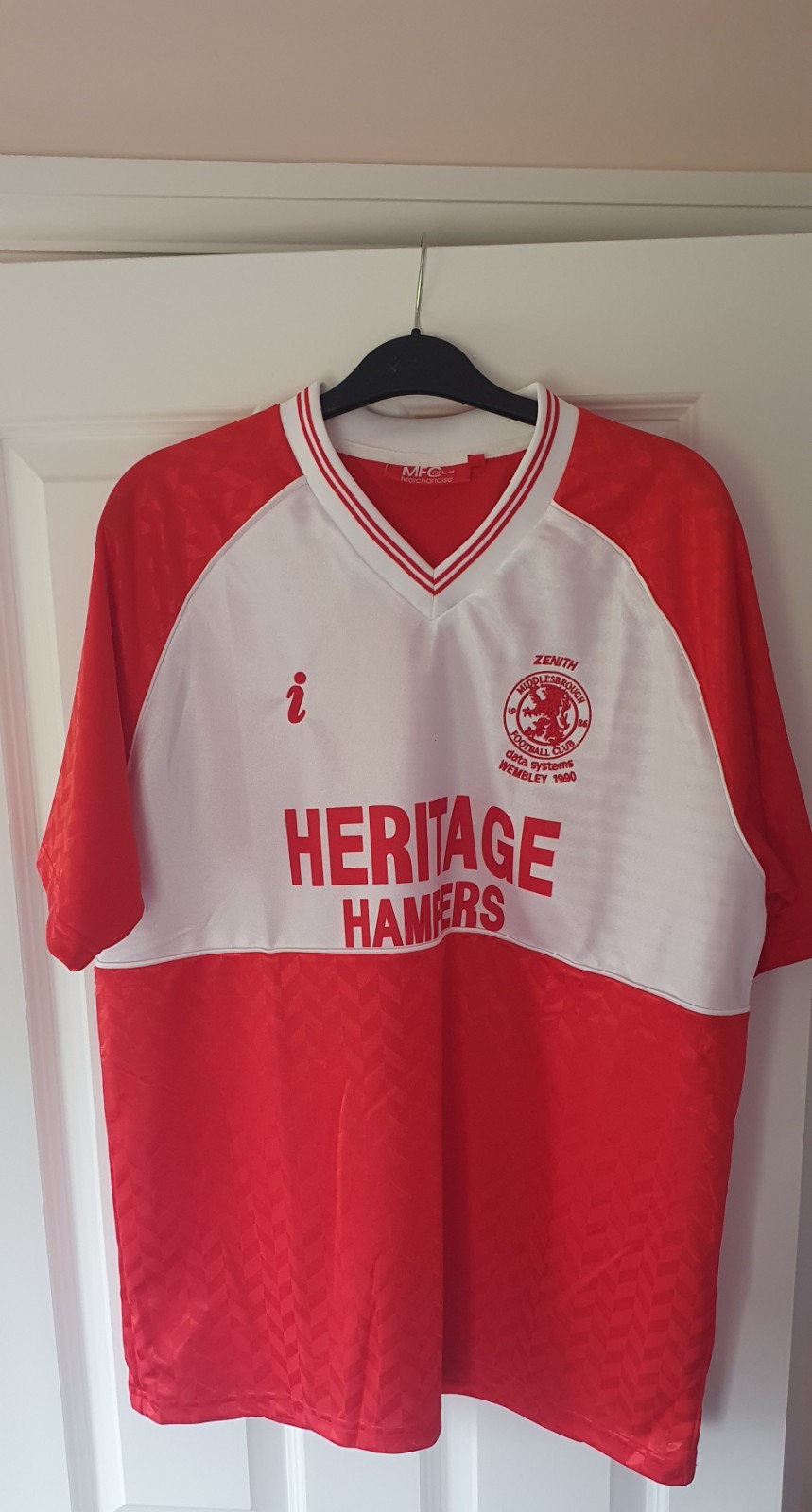 Middlesbrough FC Zenith Cup 1990 Retro Shirt - XL Brand NEW for sale on Ebay