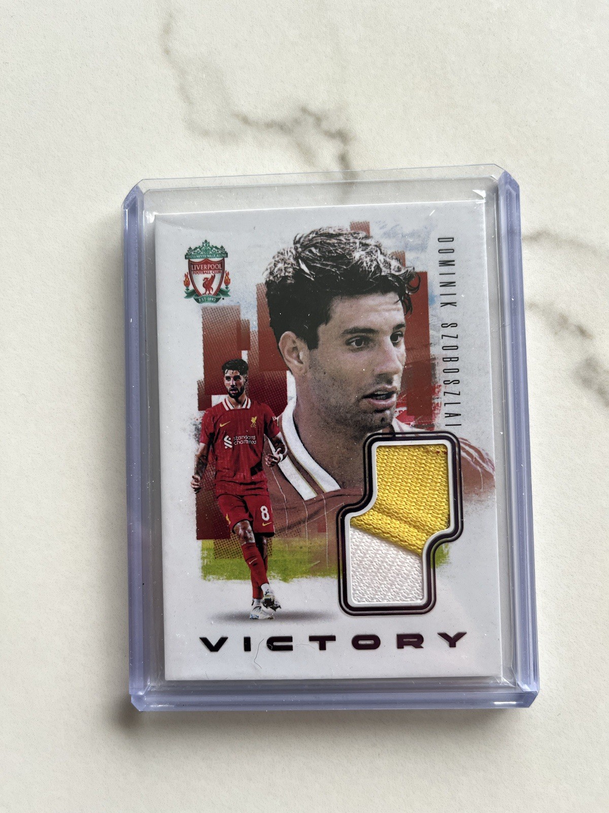 Dominik Szoboszlai   1/2 patch futera Liverpool for sale on Ebay