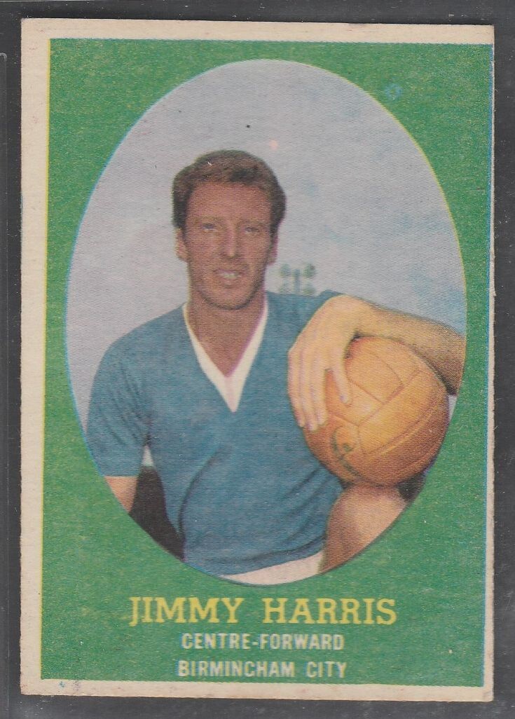 A & B C FOOTBALLERS 1962 (BAZOOKA) ROY JIMMY HARRIS BIRMINGHAM CITY LEGEND for sale on Ebay