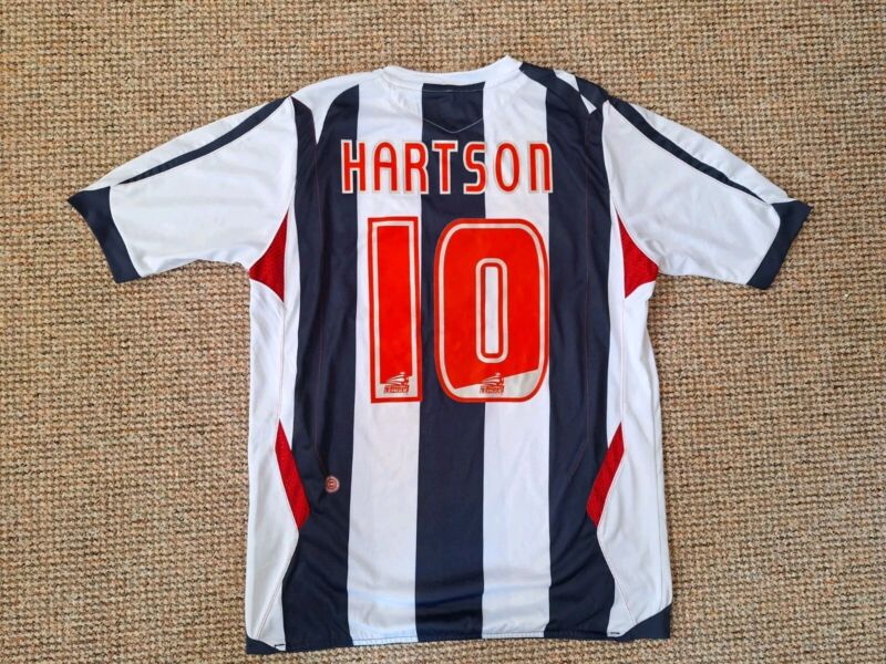 West Bromwich Albion 2006-2007 Home Football Shirt - John Hartson - Size Small for sale on Ebay