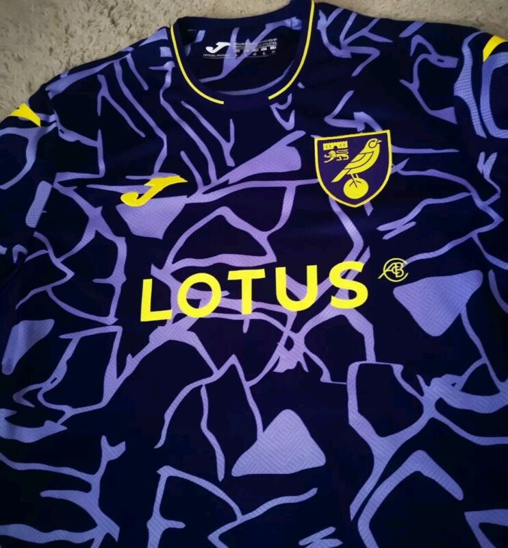 2023-24 Norwich City Joma Third Shirt Size L for sale on Ebay