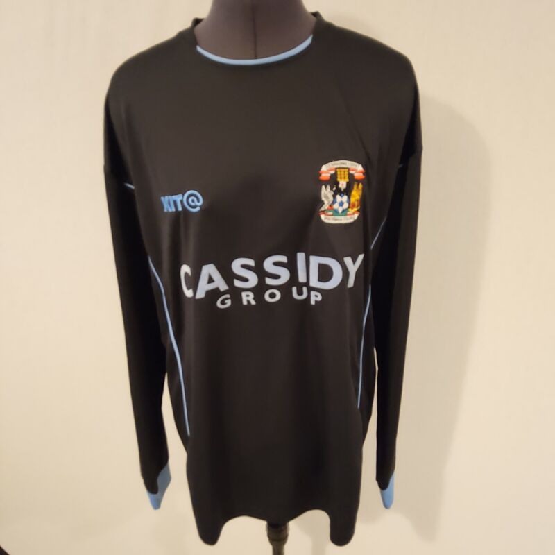 Coventry City 2005 2006 Kit@ CCFC Away Navy Long Sleeved Football Shirt Large L for sale on Ebay