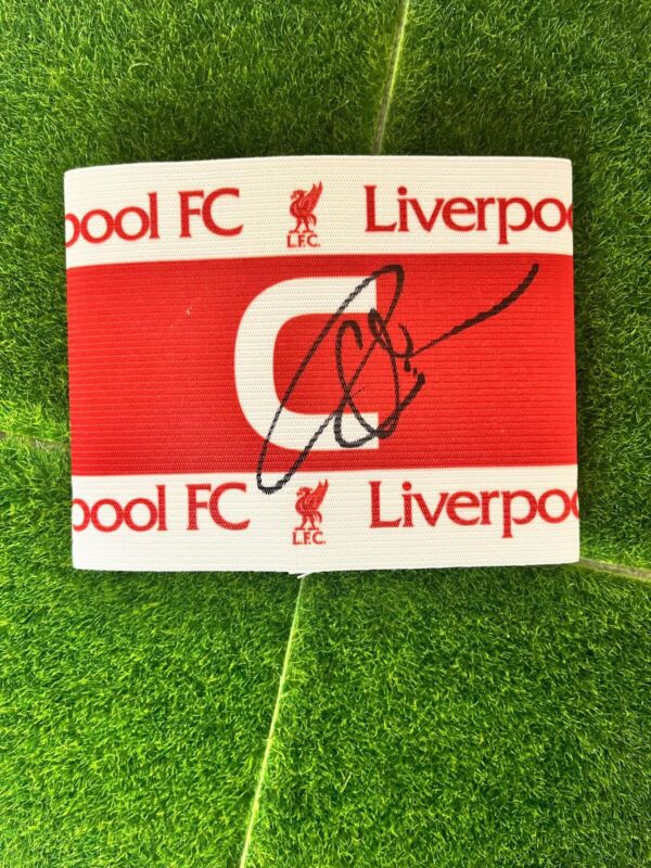 Virgil Van Dijk Liverpool Holland Southampton Signed Captains Armband wCOA for sale on Ebay
