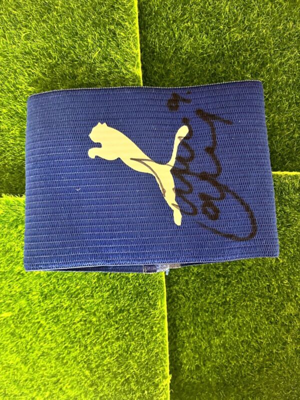 Jamie Vardy Leicester City England Signed Captains Armband wCOA for sale on Ebay