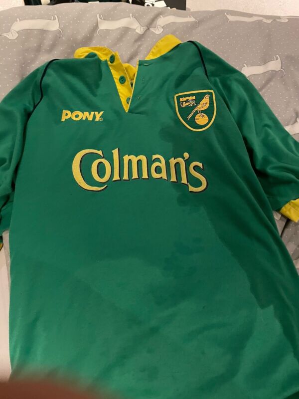 Norwich City Colman’s Away Kit  for sale on Ebay