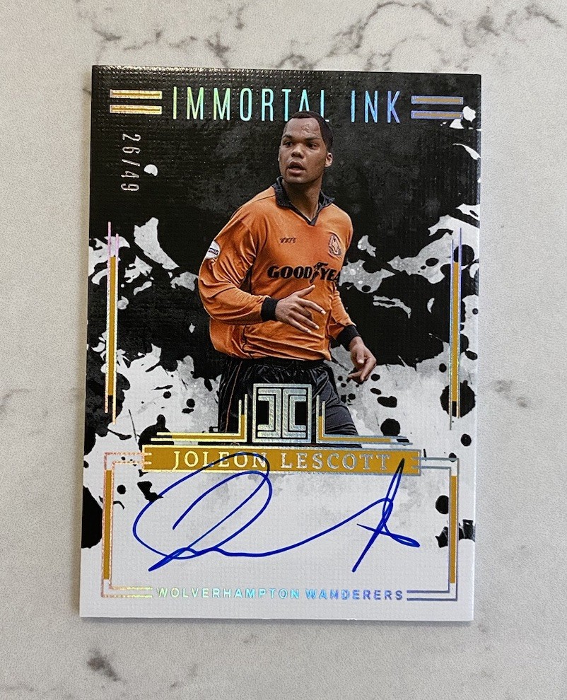 2024-25 Panini impeccable - Wolves Joleon Lescott Immortal Ink On Card Auto /49 for sale on Ebay