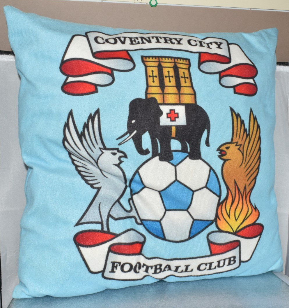 COVENTRY CITY CUSHION or SOFT PLUSH TOY for sale on Ebay