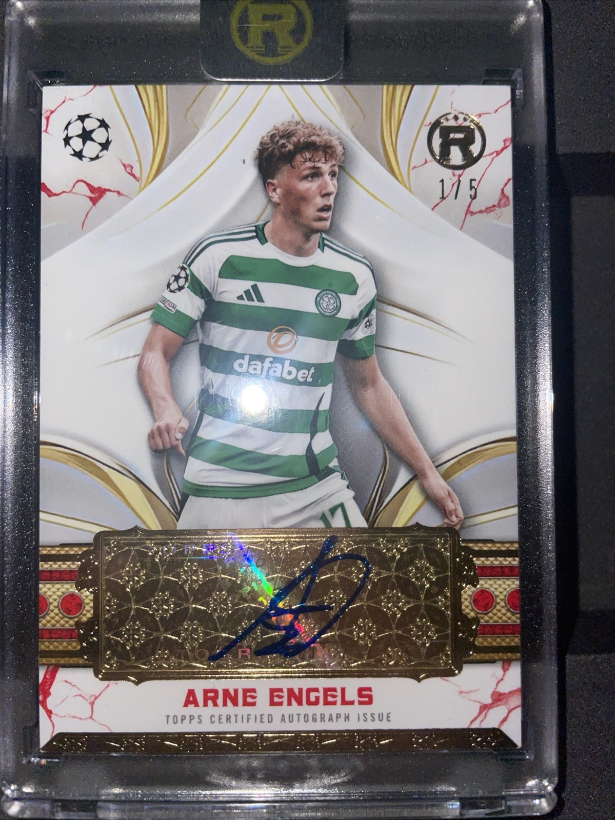 Topps Reverence 24/25 Autograph Arne Engels numbered 1/5 Celtic Fc for sale on Ebay