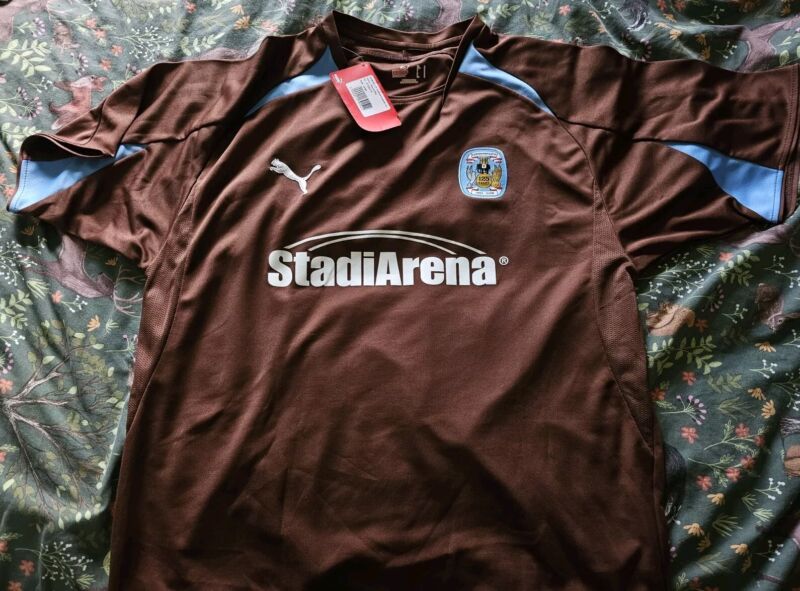 coventry city football shirt large for sale on Ebay