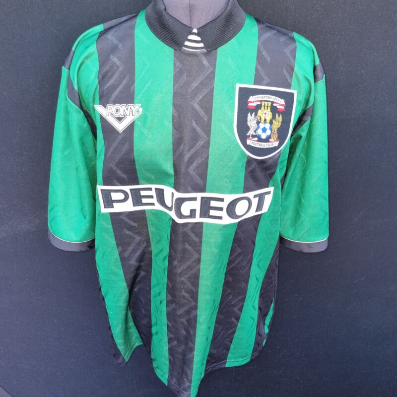 Vintage 90s Coventry City Pony 1994 Away Football Shirt Extra Large XL Top CCFC for sale on Ebay