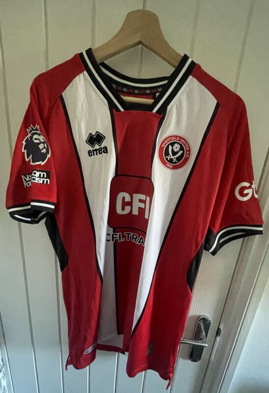 Austin Trusty Signed Match worn shirt 2023/24 Sheffield United vs Fulham  for sale on Ebay