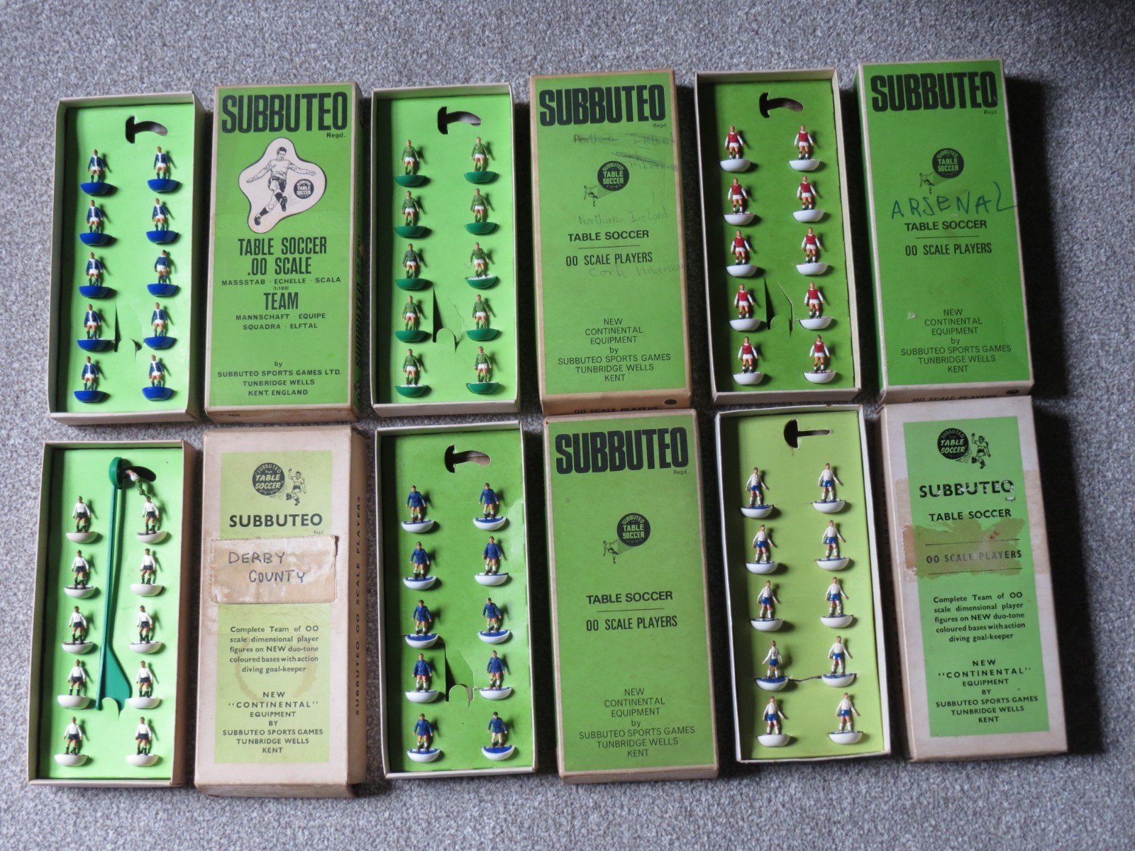 Vintage Subbuteo Heavyweight HW teams small job lot incl Mexico Birmingham boxed for sale on Ebay