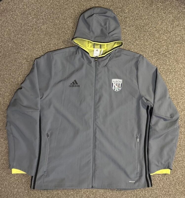 West Bromwich Albion Adidas Training Jacket, XL, VGC for sale on Ebay