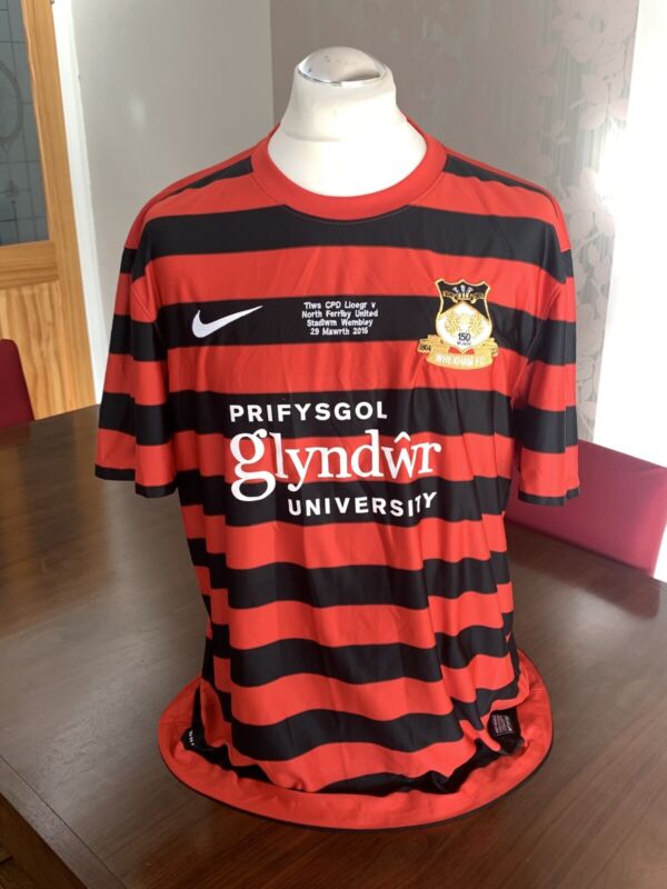 WREXHAM Original 2015 NIKE 150 Year Home Shirt XL Rare Nr MINT FA Trophy Final for sale on Ebay