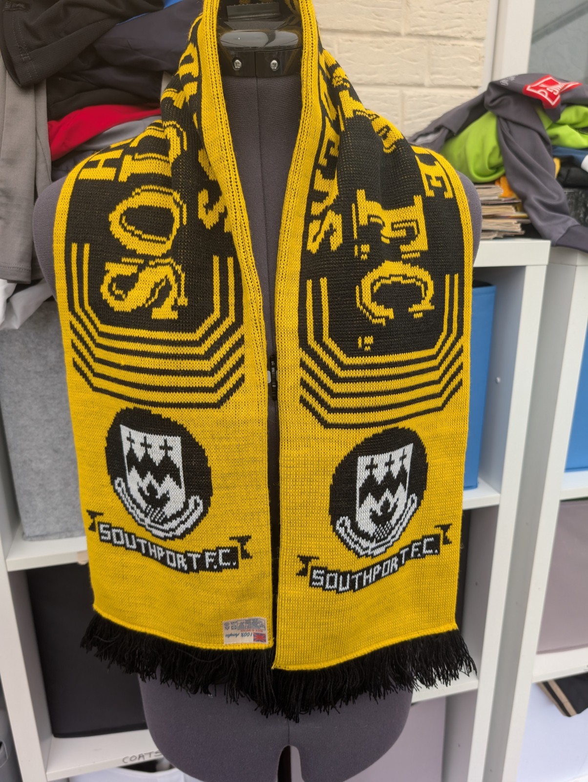 Southport FC 90's Non League Football Scarf  (Not Shirt) North West for sale on Ebay