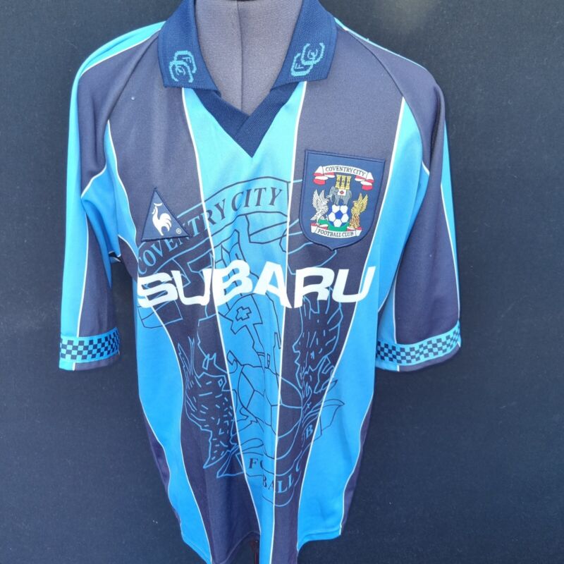 Coventry City Le Coq Sportif Football Shirt Large 1997 1998 Home Top 90s Jersey for sale on Ebay