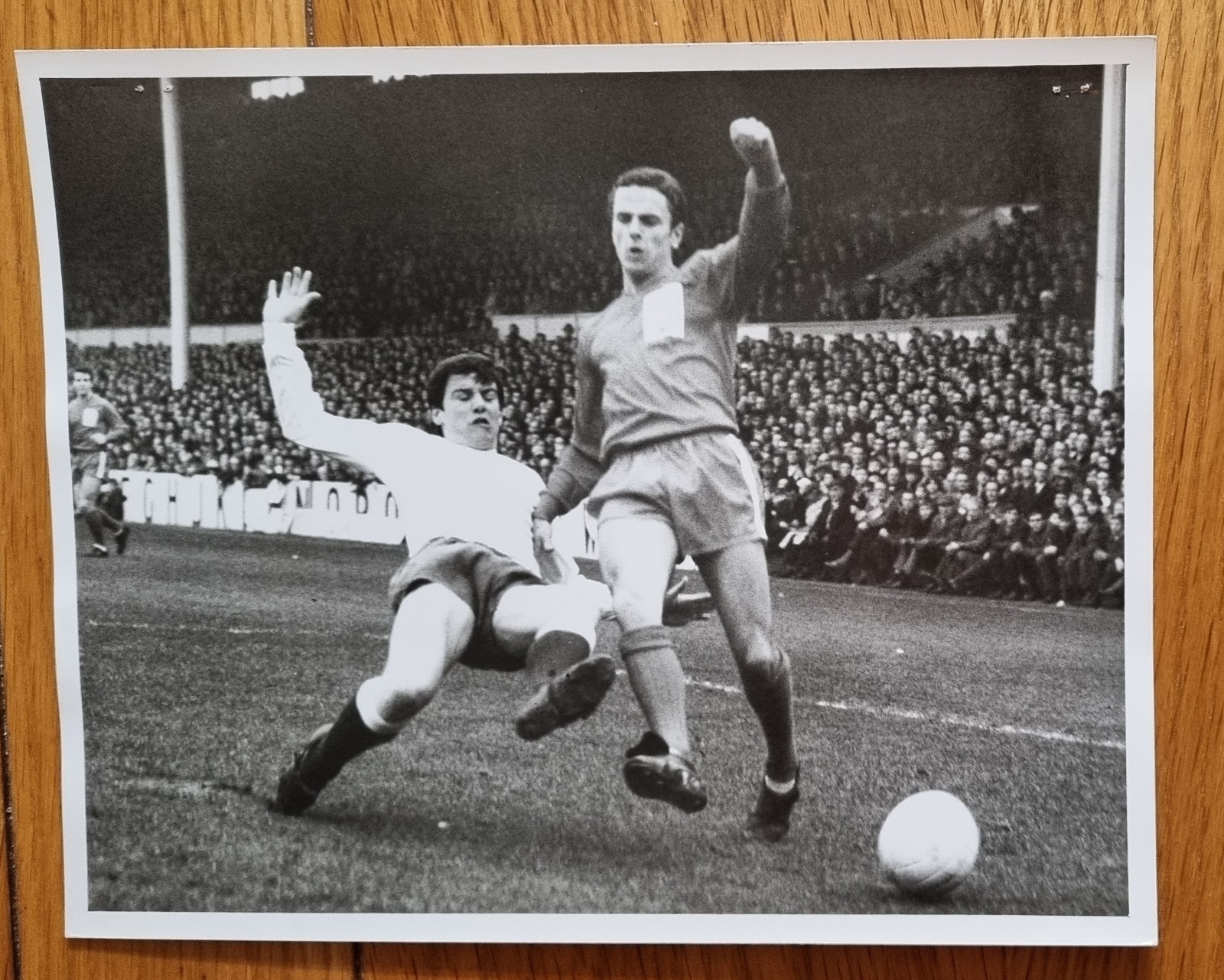 Tottenham/Spurs v Fulham 1966/67 Original Press Photo,  Cyril Knowles  for sale on Ebay