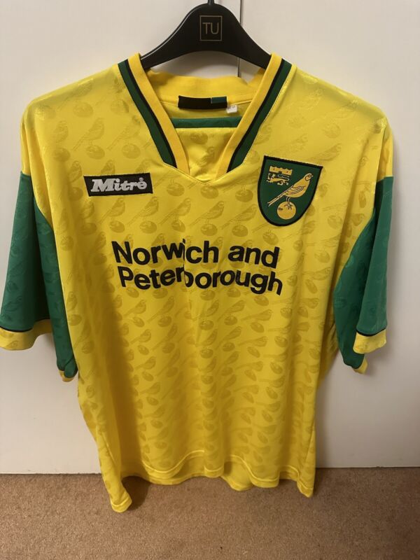 Norwich City home Vintage shirt 1996-97 Large  for sale on Ebay
