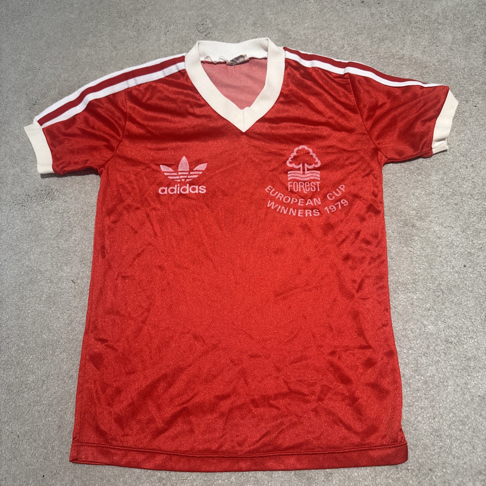Original Nottingham Forest 1979-1980 Home Football Shirt Kids  for sale on Ebay