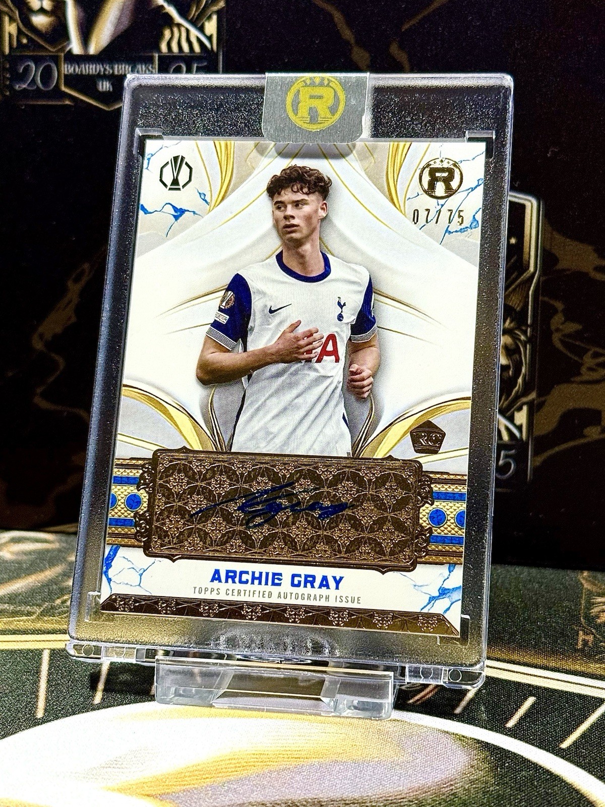 2025 Topps Reverence Archie Gray /75 Auto Tottenham 👑 for sale on Ebay